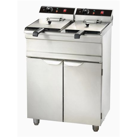 Elektrische friteuse Combi Steel 2x13 L
