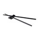 Chopstickhouder zwart 6,4 x 1,9 cm melamine 12 per doos