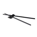 Chopstickhouder zwart 6,4 x 1,9 cm melamine 12 per doos