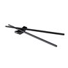 Chopstickhouder zwart 6,4 x 1,9 cm melamine 12 per doos