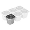 Gastronormbak 1/6 GN - 176 x162 x 200 mm 