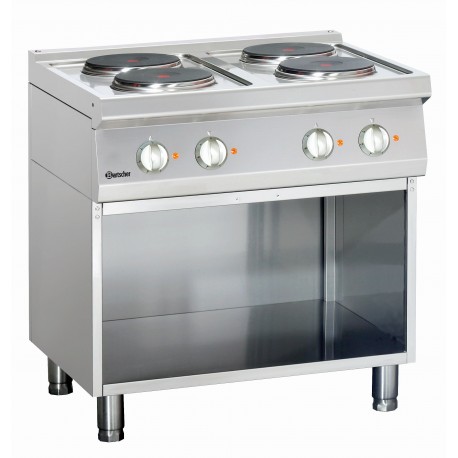 Bartscher El. fornuis 700, B800, 4-pits, OO