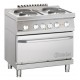 Bartscher El. fornuis 700, B800, 4-pits, EO