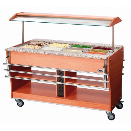 Bartscher Buffetwagen, warm, 4x 1/1GN, D150