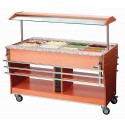 Bartscher Buffetwagen, warm, 4x 1/1GN, D150