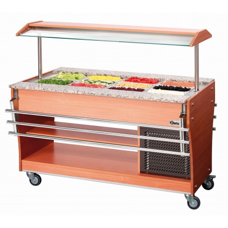 Bartscher Buffetwagen, koud, 4x 1/1GN, D150