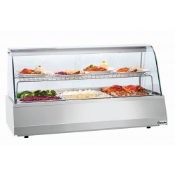 Bartscher Warmhoudvitrine 3/1GN, ronde ruit