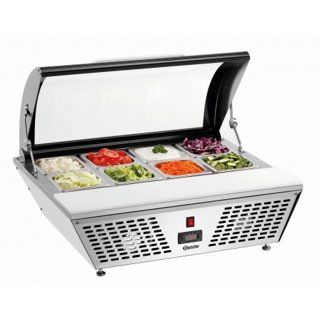 Bartscher Koeluitstalvitrine 67L met 8 x 1/6 GN