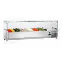 Bartscher Koelopzetvitrine GL4 6 x 1/4 GN