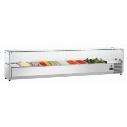 Bartscher Koelopzetvitrine GL4 10 x 1/4 GN