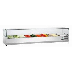 Bartscher Koelopzetvitrine GL3 9 x 1/3 GN