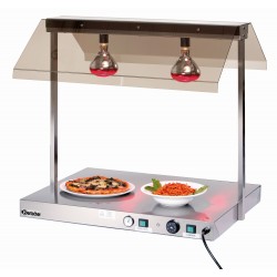 Bartscher Trancheerplank, 2 warmtelampen