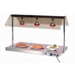 Bartscher Trancheerplank, 3 warmtelampen