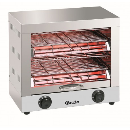 Bartscher Toaster/ Kwarts gratineeroven, dubbel