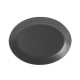 Ovaal bord Graphite 30,5 cm (6 stuks)