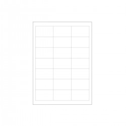 Volledig oplosbare stickers A4 vel 100/doos (1 stuks)