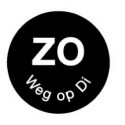 Perm. sticker 'zo weg op di' 19 mm 1000/rol (per 1 stuks)