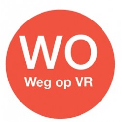 Afwasb. sticker 'wo weg op vr' 19 mm 500/rol (1 stuks)