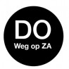 Afwasb. sticker 'do weg op za' 19 mm 500/rol (1 stuks)