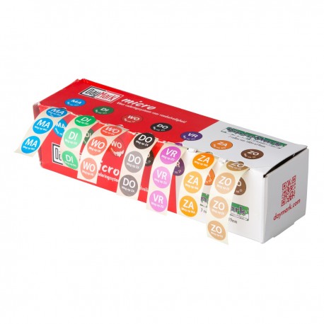 Starterskit afwasbare stickers 7x100/doos (1 stuks)