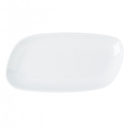 Rechthoekig bord 30 x 16 cm (6 stuks)