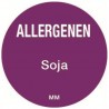 Allergie soja sticker rond 25 mm 1000/rol (1 stuks)