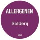 Allergie selderij sticker rond 25 mm 1000/rol (1 stuks)