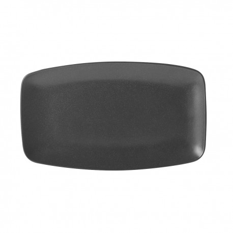 Rechthoekig bord Graphite 31 x 18 cm (6 stuks)