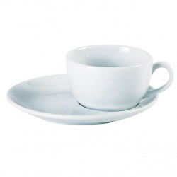 Schotel met niet centrale spiegel 16 cm (6 stuks)