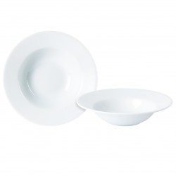 Pasta & soepbord met brede rand 30 cm (6 stuks)