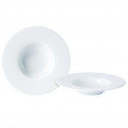 Pastabord met extra brede rand 27 cm (6 stuks)