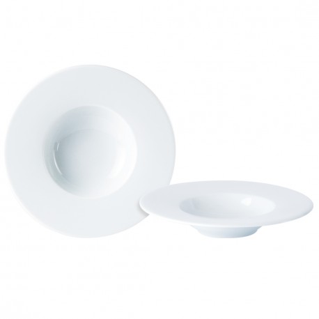 Pastabord met extra brede rand 27 cm (6 stuks)