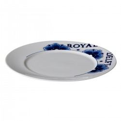 Royal Delft bord met rand 22 cm (6 stuks)