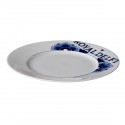 Royal Delft bord met rand 17 cm (per 6 stuk)