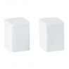 Vierkante zoutstrooier 5,5 cm (per 12 stuks)