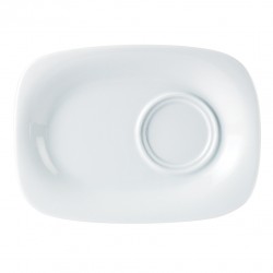 Rechthoekig gourmet bord 24 x 18 cm (6 stuks)