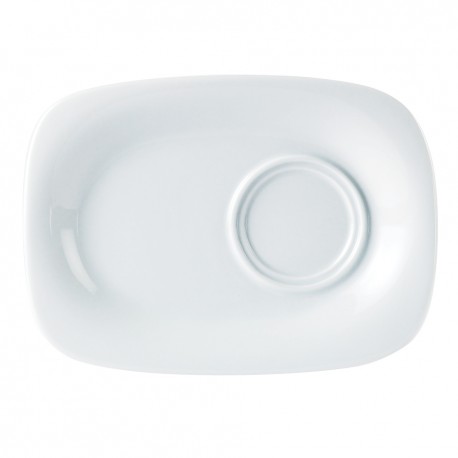 Rechthoekig gourmet bord 24 x 18 cm (6 stuks)