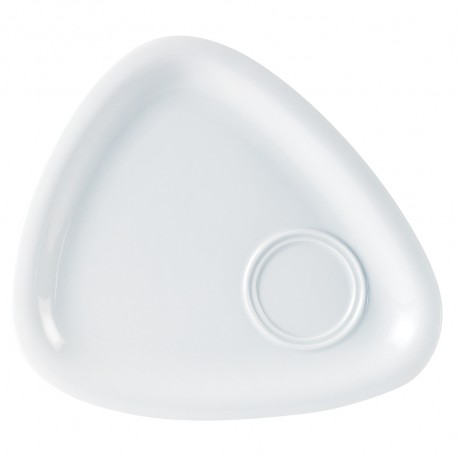 Driehoekig gourmet bord 28 cm (6 stuks)