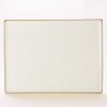 Rechthoekig bord Oatmeal 35 x 26 cm (per 6 stuks)