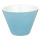 Conische kom blauw 300 ml (6 stuks)