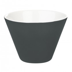 Conische kom zwart 300 ml (6 stuks)