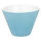 Conische kom blauw 400 ml (per 6 stuks)