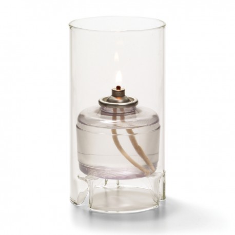 Cilindermodel hoog glas transp. 7,6 x 14 cm (12 stuks)