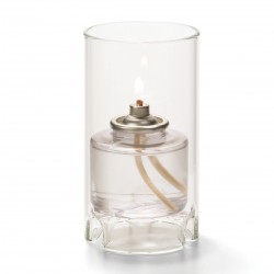 Cilinder mini glas transparant 6 x 11,1 cm (12 stuks)