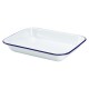 Emaille ovenschaal 31 x 25 x 5 cm (per 6 stuks)