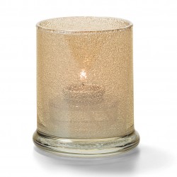 Cilinder glas breed onderstel champ. 7,6 x 9 cm (per 12 stuk)