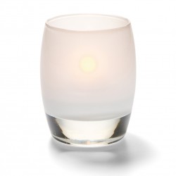 Bolvormige lamp glas mat wit 7,6 x 9,5 cm (12 stuks)