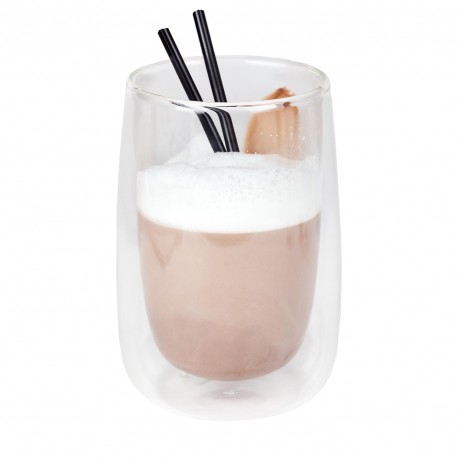 Koffie-/theeglas zonder handvat dubbelw. 400 ml (24 stuks)