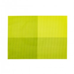 Placemat rechthoekig Groen 45 x 33 cm (24 stuks)