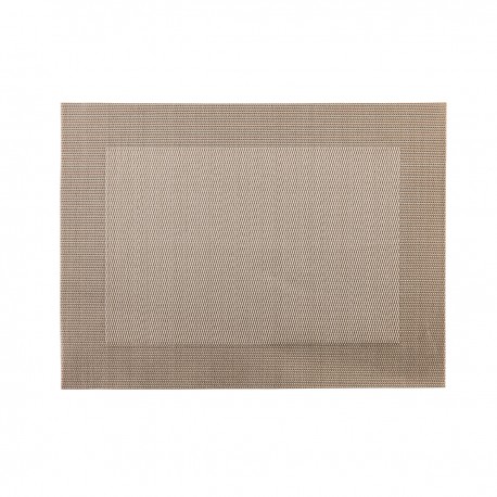 Placemat rechthoekig Zilver/Koper 45 x 33 cm (24 stuks)